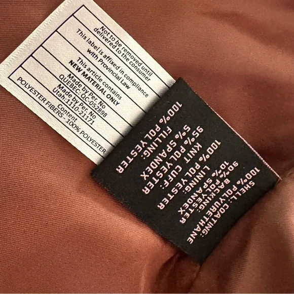 Avec Les Filles Fax Leather Puffer Jacket - Picture 6 of 10